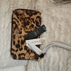 Aimee Kestenberg Black and Cream Wallet Sleek Design